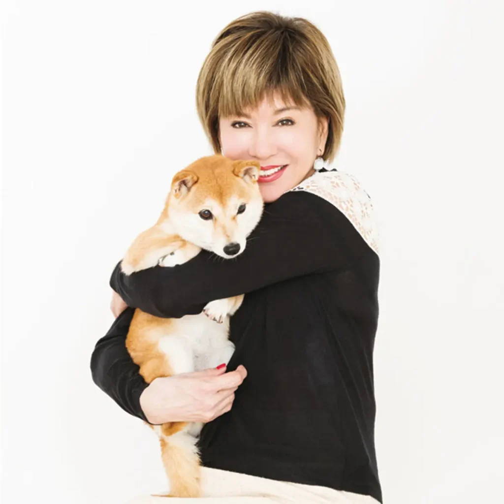 十朱幸代と愛犬キララ